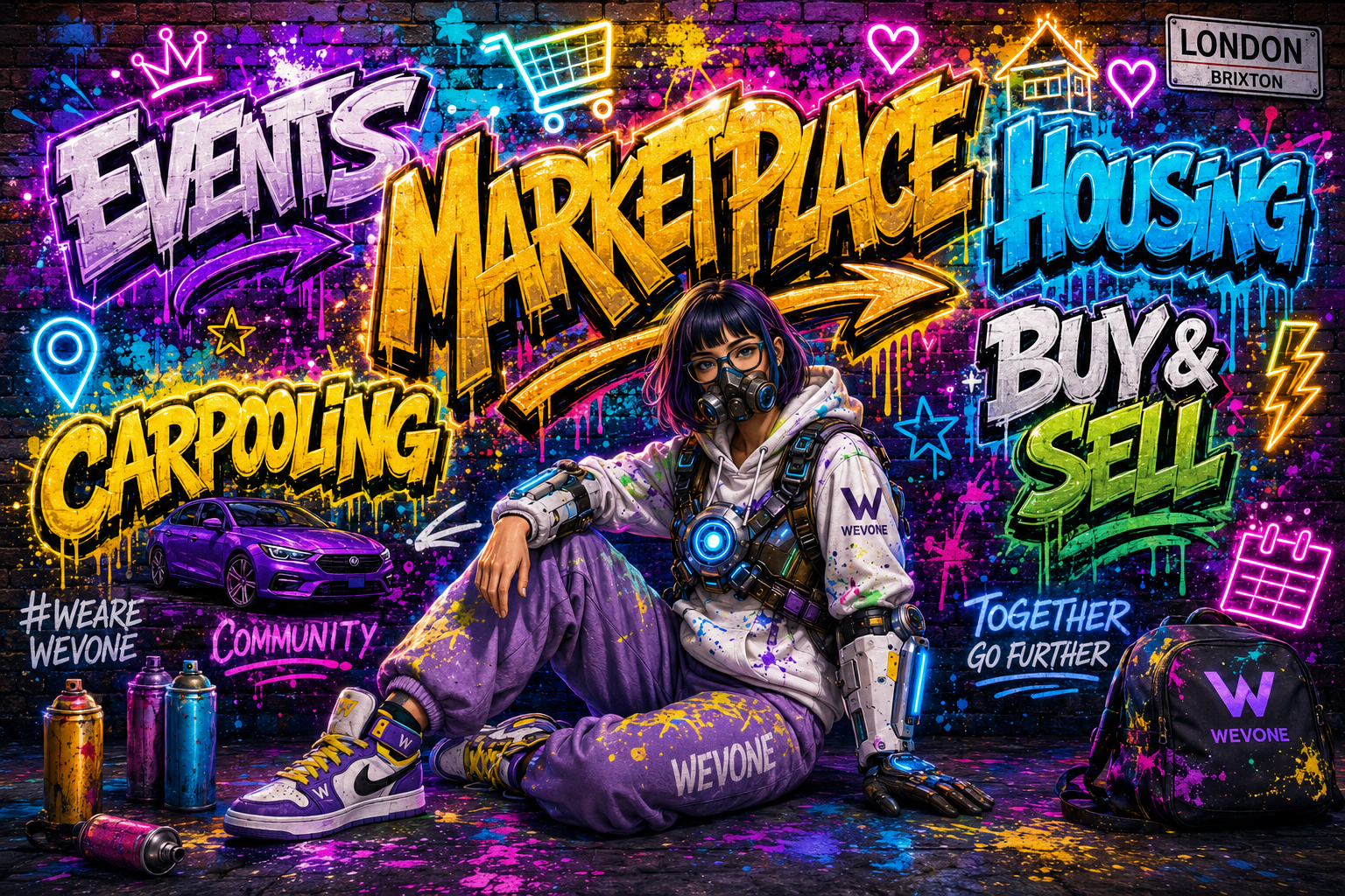 Wevone — Marketplace, Housing, Events, Carpooling, Buy & Sell